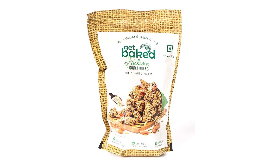Get Baked Pudina Crunch Rocks    Pack  50 grams